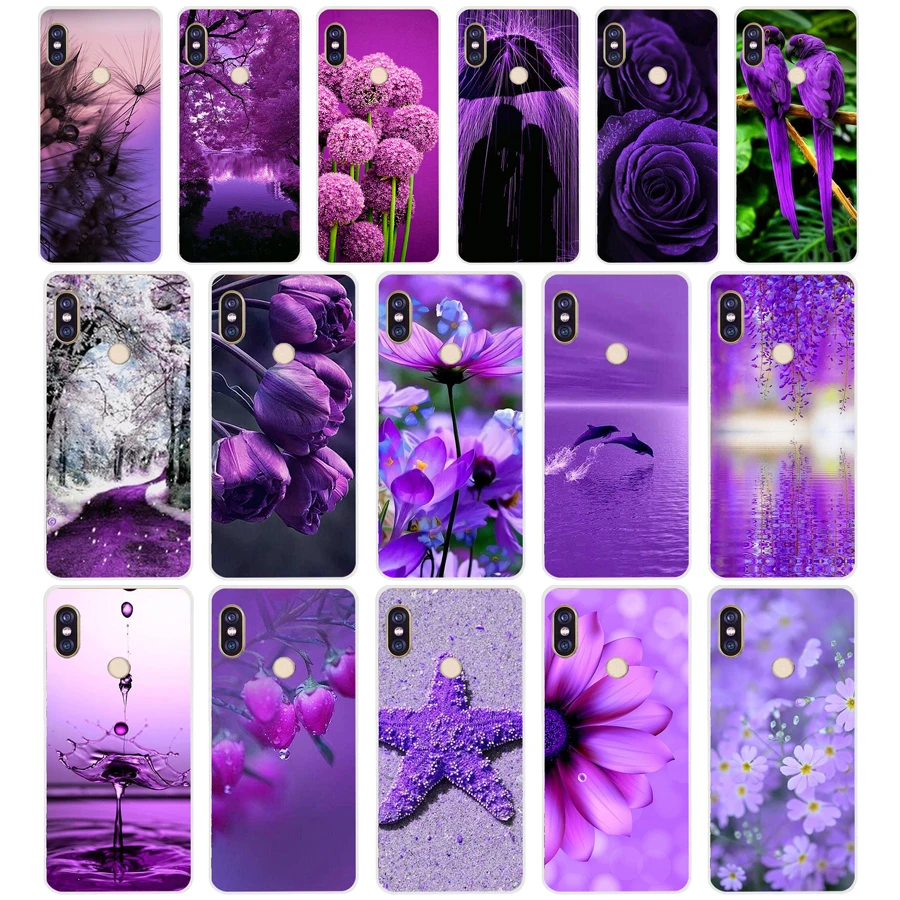 269H Infinity On Purple Custodia Morbida In Silicone Tpu Cover Per Xiaomi Redmi 6 Pro 5 Plus Note 6 Pro 4 4X Mi 8