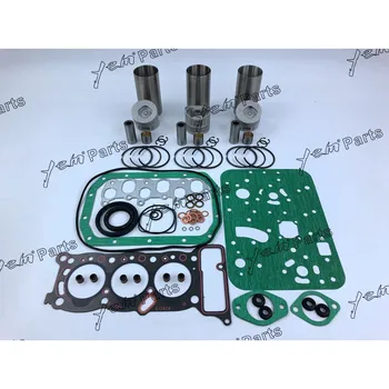 

For Isuzu engine 3KC1 Rebuild kit piston square type piston ring cylinder liner gasket set