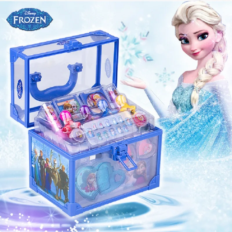 

Disney Frozen girls toys for kids Makeup child birthday party gift games for girls toys child makeup learning toys for children