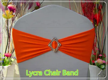 

2/2---With JiuJiang Buckle Silver Spandex/Lycra/Expand Chair Bands/Chair cover sash For Wedding Party Banquet Decorations