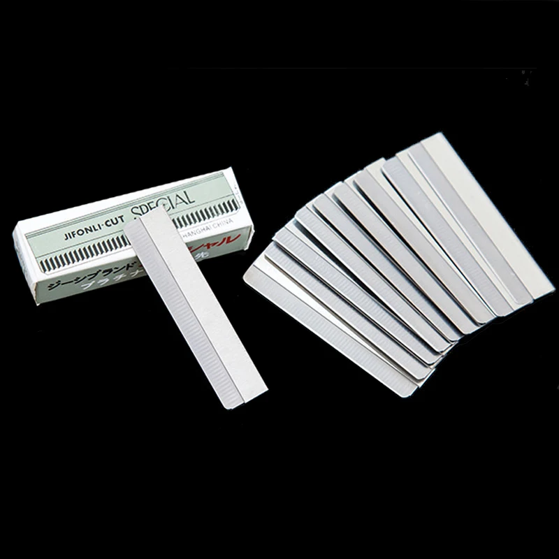 10pcs Eyebrow Razor Eyebrow Trimmer Makeup Knife Scraping Finishing Sharp Stainless Steel Blade Makeup Tools