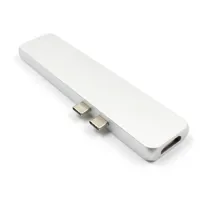 7-in-1 Dual USB-C USB C HUB with 4K HD SD/TF Card Reader USB 3.0 HUB Thunderbolt Type-C HUB for MacBook MacBook Pro usb c hub with sd micro sd card reader for macbook 12 inch