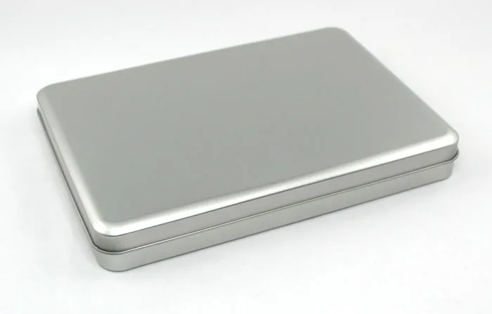 A5 Rectangular Metal caja de almacenamiento 7 pulgadas 8 pulgadas tabletas DIY en blanco Tin organizador caixa organizadora ataúd A5 Rectangular Metal caja de almacenamiento 7 pulgadas 8 pulgadas tabletas DIY en blanco Tin organizador caixa organizadora ataúd