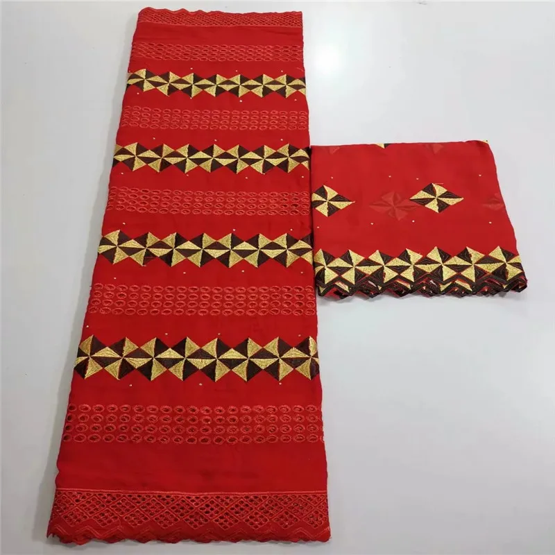 

5+2yard Swiss lace fabric 2019 latest heavy beaded embroidery African cotton fabrics Swiss voile lace popular Dubai style LU0323