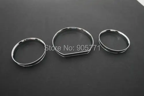 

High Quality Chrome Dashboard Gauge Ring Bezel Dial Ring Set for Mercedes Benz W124 Free Shipping