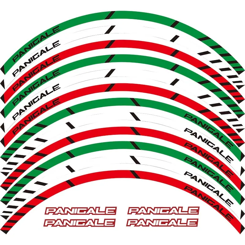 12 X толстый край внешний обод стикеры колеса в полоску наклейки FIT DUCATI 1299 PANIGALE S 959 PANIGALE