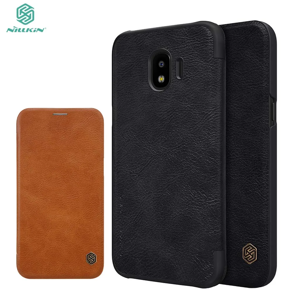 

For Samsung Galaxy j2 Pro 2018 Flip Case Samsung j2 Pro 2018 Case Nillkin Qin PU Leather Case For Samsung j2 Pro 2018 J250F