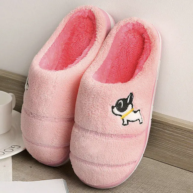High Quality Women Men Spa Slipper Comfort Velvet With Soft Fleece Outside Stitching Tpr Sole Memory Foam Slipper (6)