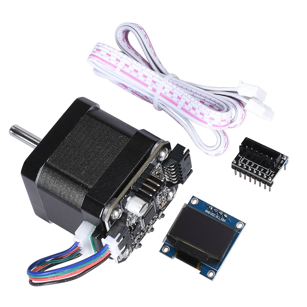 BIGTREETECH S42A 42 Шаговый двигатель Закрытая петля драйвер платы OLED дисплей VS TMC2208 SKR V1.3