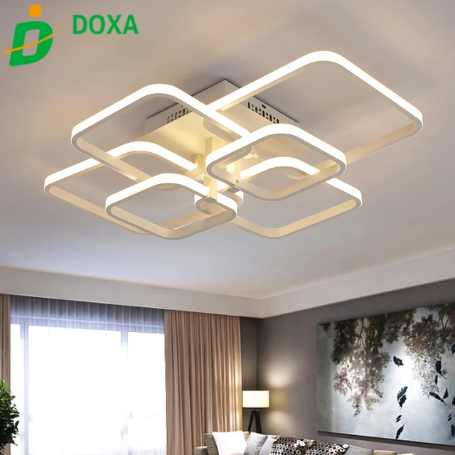 Rechteck Acryl Aluminium Moderne led deckenleuchten für wohnzimmer ... Rechteck Acryl Aluminium Moderne led deckenleuchten für wohnzimmer ...