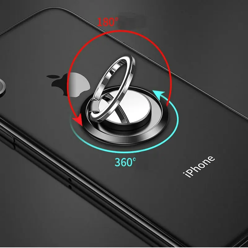Magnetic Luxury Universal Phone Metal Finger Ring Holder For iPhone Samsung Xiaomi Mobile Phone Finger Stand Mount Support Magnetic Luxury Universal Phone Metal Finger Ring Holder For iPhone Samsung Xiaomi Mobile Phone Finger Stand Mount Support