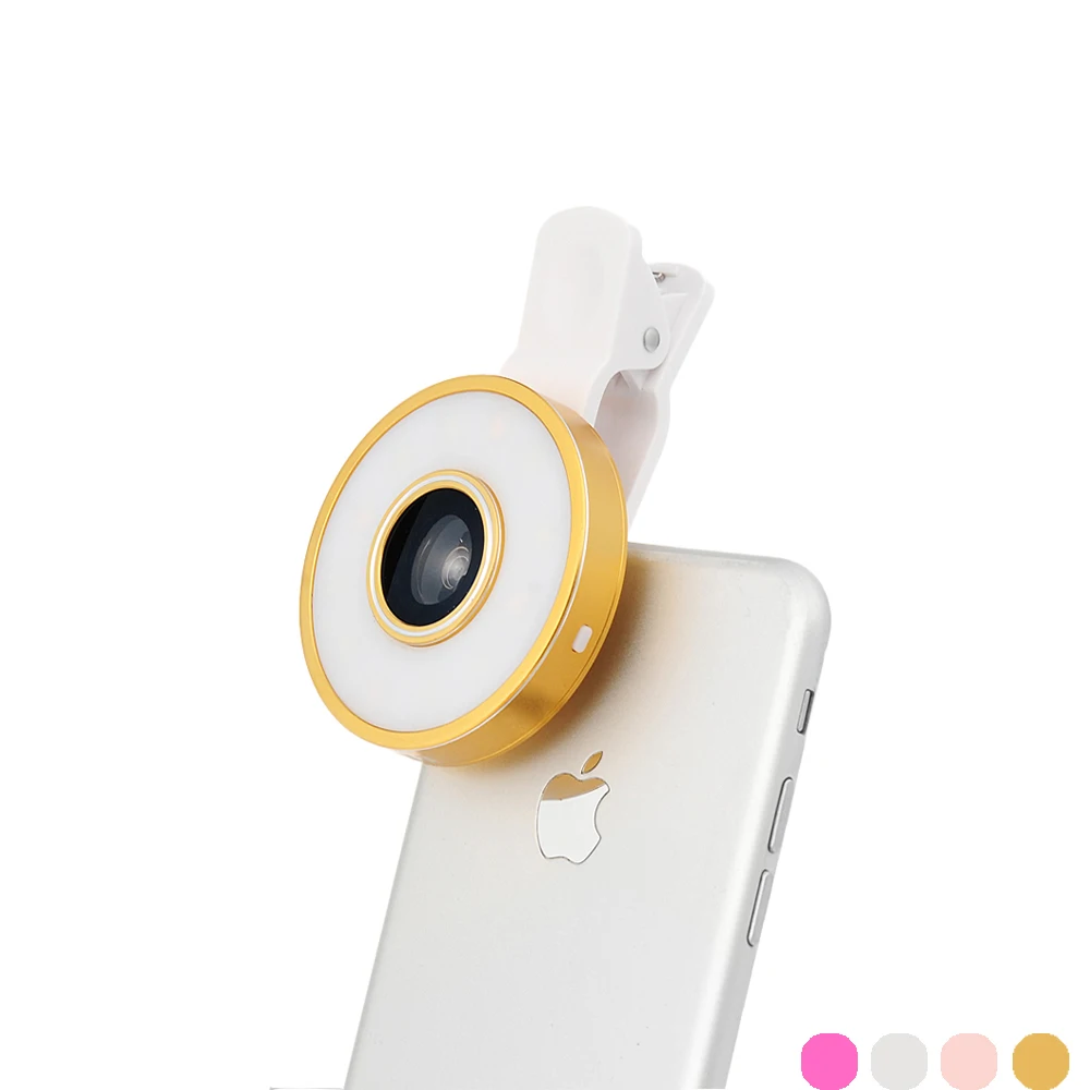 TURATA 6 в 1 Универсальный зажим на HD макро объектив широкоугольный красота свет мобильный телефон объектив Микро Лен для iPhone линза мобильного телефона