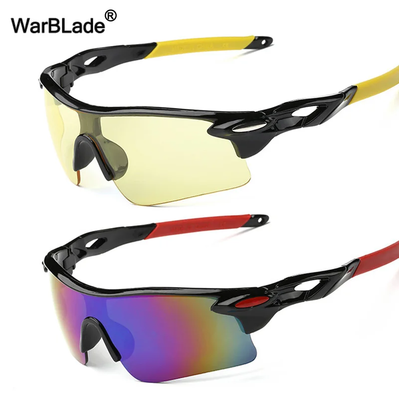 

WarBLade Men Women Night-Vision Sunglasses Outdoor Sports Fishing Climbing Sun Glasses Anti Glare Driving Goggles Eyewear UV400