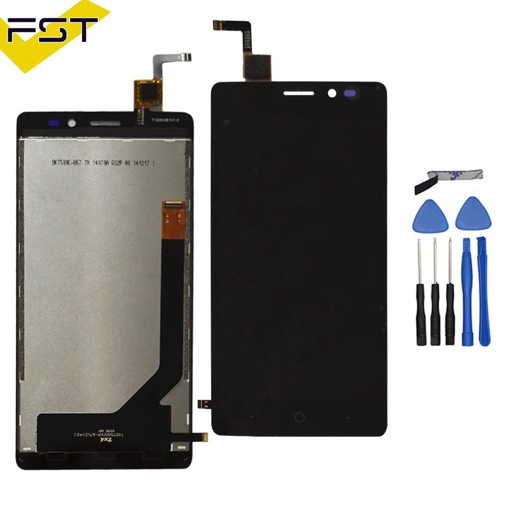

LCD Display + Touch Screen Digitizer Assembly Replacement For ZTE Blade V2 Lite A450 Black New 100% Tested Well For V2 lite LCD
