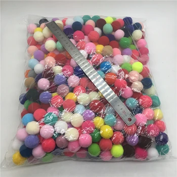 

Large Packaging Multi-color DIY Decorative Ball 10/15/20/25 / 30mm Fur Ball Pompon Home Decoration Flower Crafts