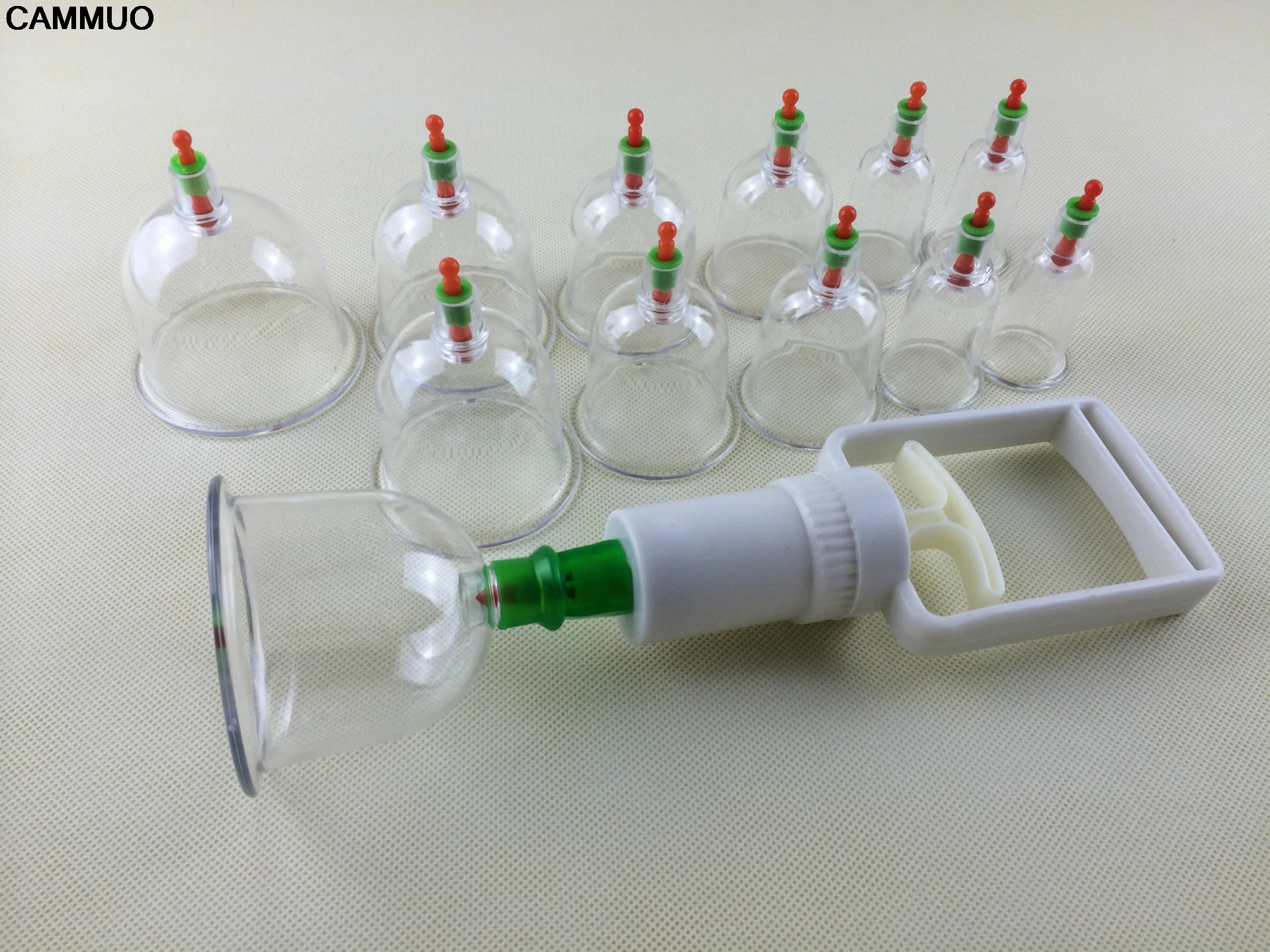 

CAMMUO Vacuum Weight Loss Body Cupping Set Medical Cup Set China Acupuncture Health Massage Therapy Relax Health 12pcs