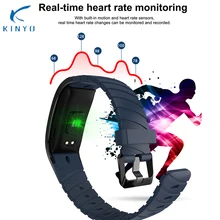 Outdoor activity Fitness Bracelet Heart rate monitor men watch women smart Wristband sleep tracker smart Band pk f1 mi band 3