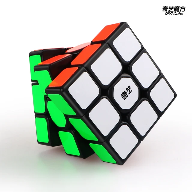 QiYi Sail W 3x3x3 Speed Magic Cube Black Professional 3x3 Cube Puzzle Educational Toys For Children Gift 3x3 2