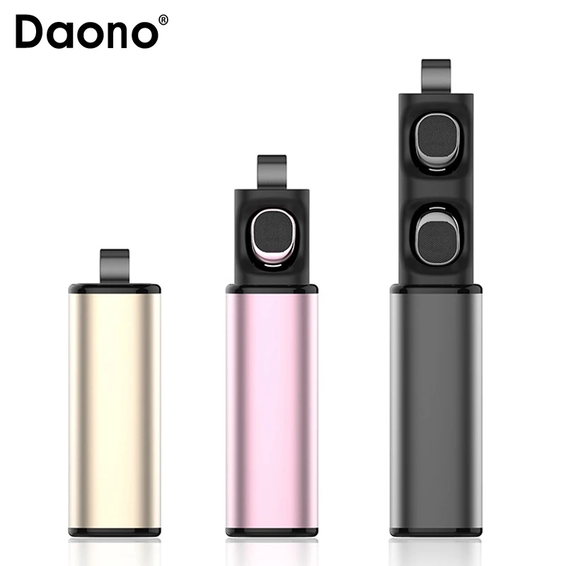 

Daono Portable True Wireless Earbuds TWS K8 Mini Headphone Bluetooth 4.2 Earphone 500mAH Charger Box for iphone and andriods