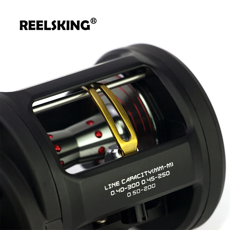 Цельнометаллическая синхронная направляющая REELSKING 6 3: 1 для морской рыбалки