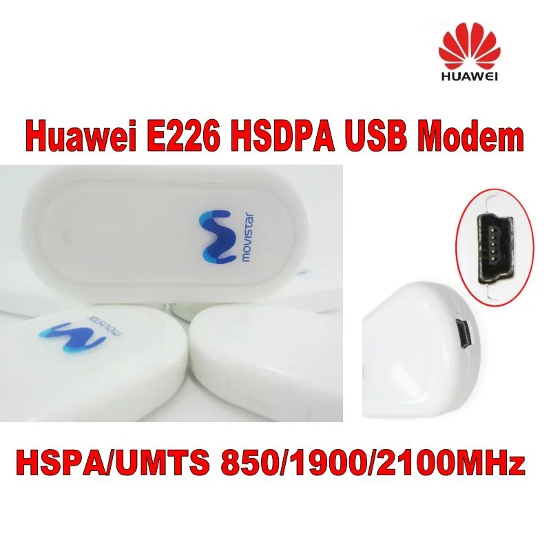Huawei Бесплатная доставка разблокированный беспроводной E226 3G usb модем 7 2 Мбит/с PK E220