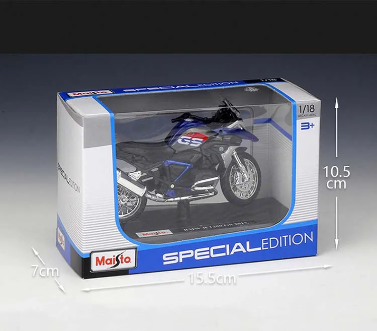 Maisto 1:18 R1200 GS Rallye ADV Мотоцикл Велосипед литье под давлением модель игрушки Детские игрушки Подарки Новинка в коробке