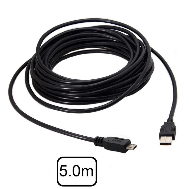 

5m Micro USB 5Pin to USB 2.0 Male Data Cable for Tablet & Cell Phone & Camera