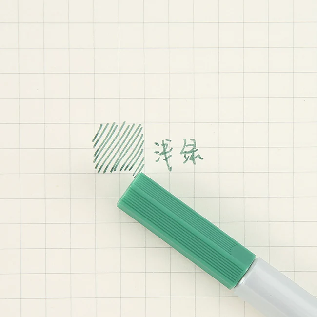 0,4 мм Переливающаяся ручка-маркер на водной основе, цветные чернила, Сверхтонкая ручка для подписи, художественный Рисунок, эскиз, граффити, ручка-Крючок для письма, волоконная ручка - Цвет: light green