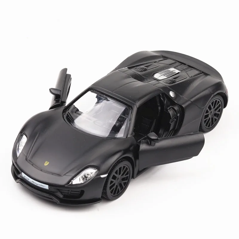 Модель 1/36 литая матовая черная Автомобильная серия Pors918 # CH554030M корпус из сплава 5