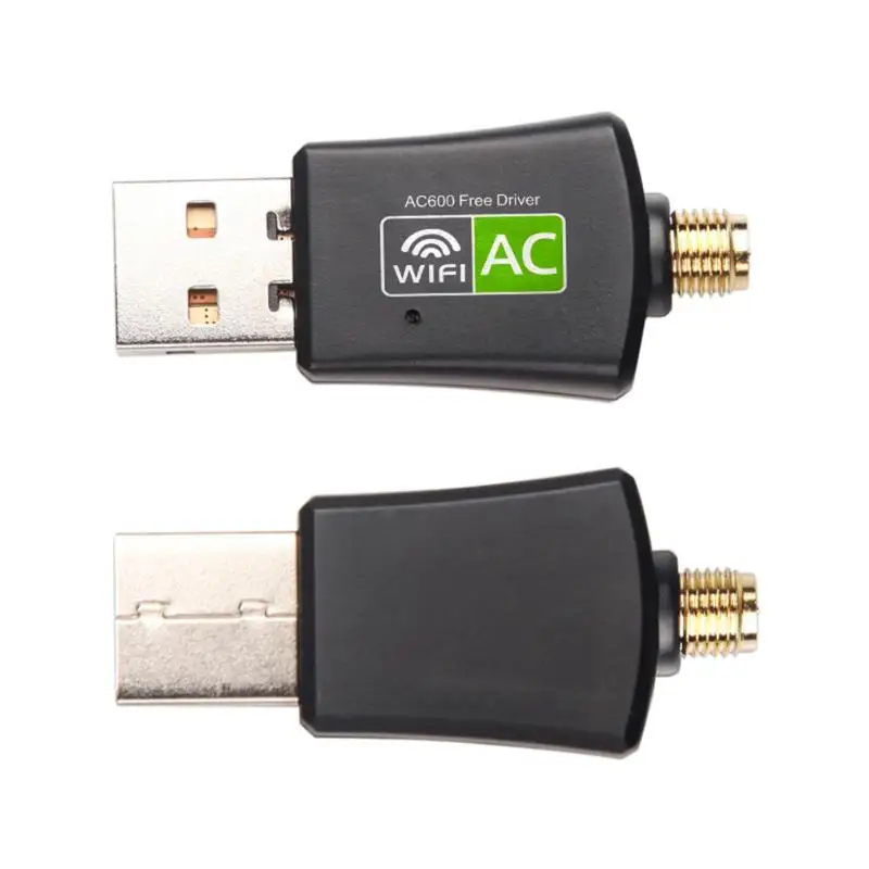 Двухдиапазонная беспроводная сетевая карта 600 Мбит/с 2,4 г 5 г USB адаптер антенны Wi-Fi 802.11ac сетевая карта для ноутбука аксессуары