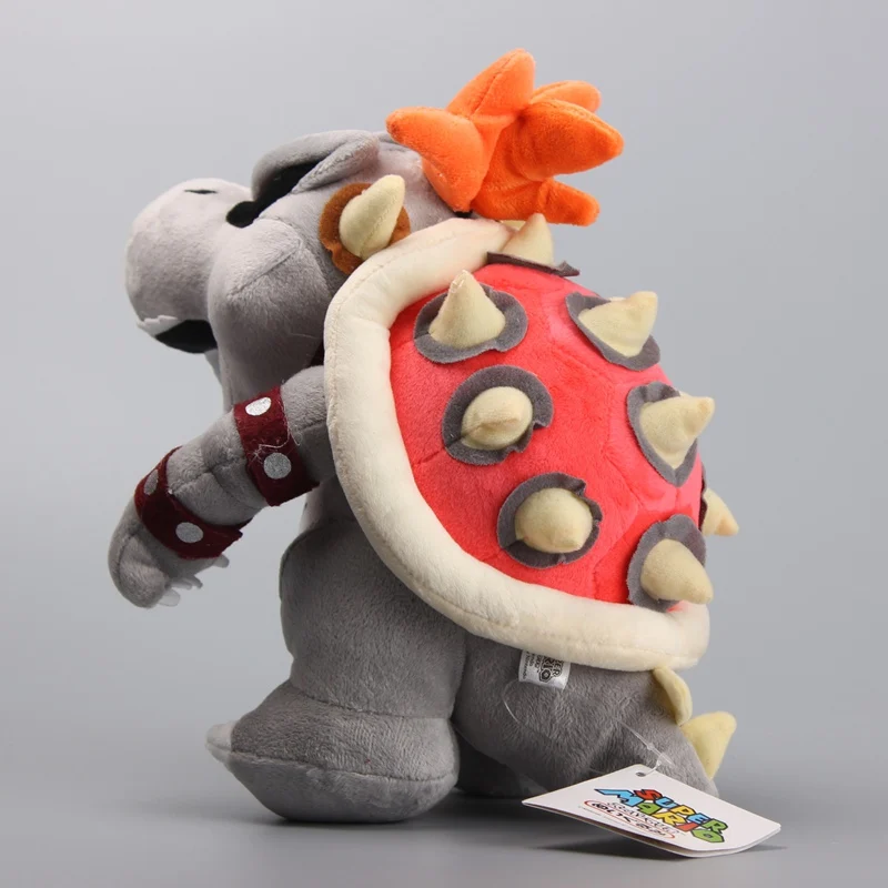 Супер Марио серый король Bowser JR Koopa мягкие детские плюшевые игрушки подарок на день рождения 12 "30 подарки для детей