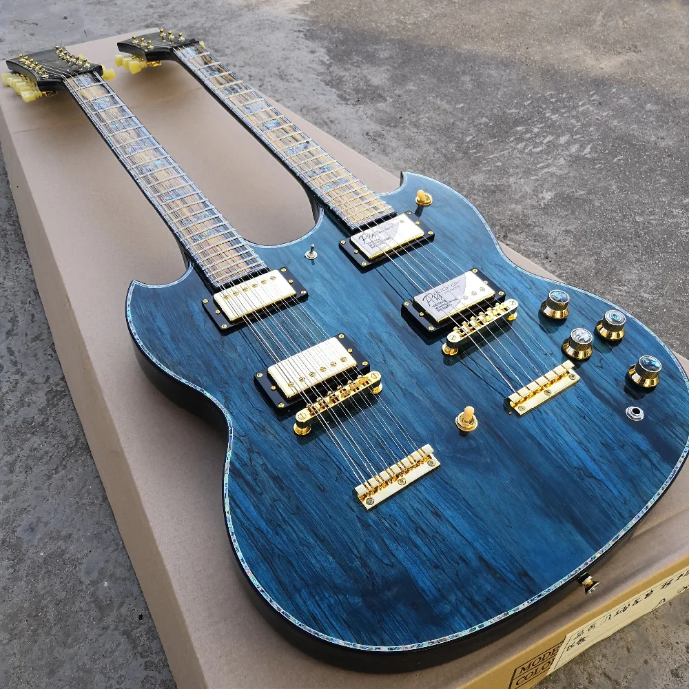 

Forestwind guitar Double Neck 1275 model Electric guitar 6 string+12 string Combo