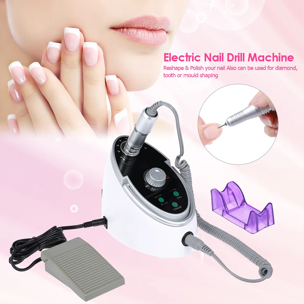 

Anself Electric Nail Drill Manicure Set Manicure Machine Drills Accessory Pedicure Kit Nail Art Polisher Tool Sanding Band Tools
