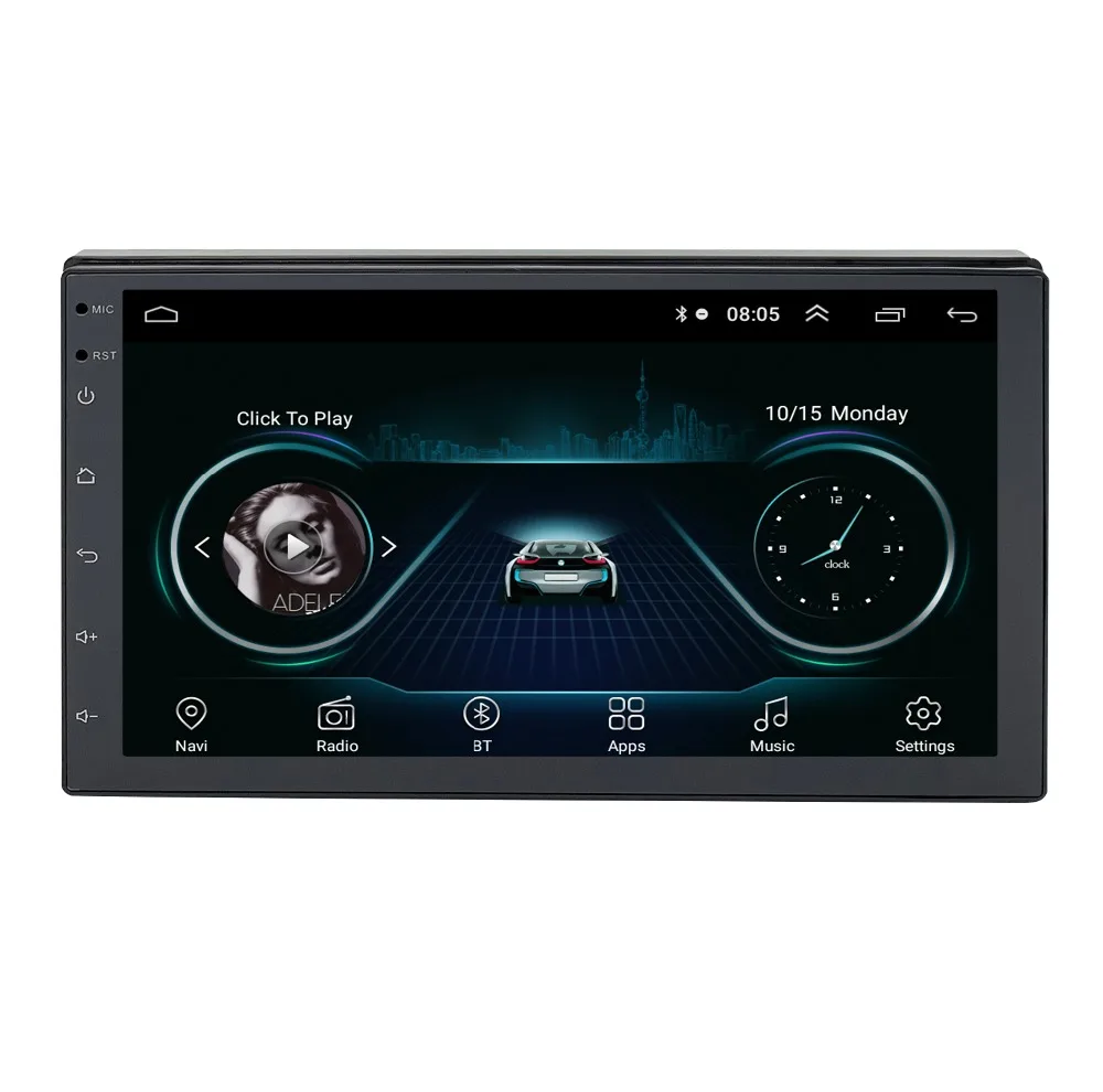 

Android 8.1 universal Car Radio 7" 2 din car stereo radio gps android Car DVD Player GPS NAVIGATION WIFI Bluetooth MP5 Player