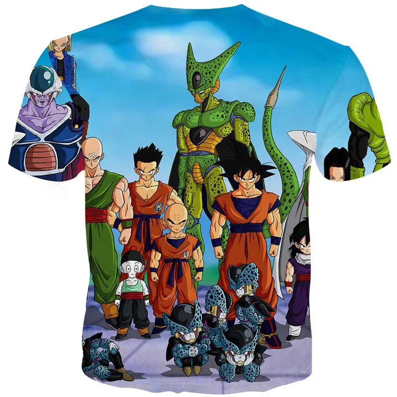 YOUTHUP Летние футболки мужские с принтом аниме Dragon Ball 3D футболка Oogway Tees Master Roshi Мужская футболка уличная одежда размера плюс