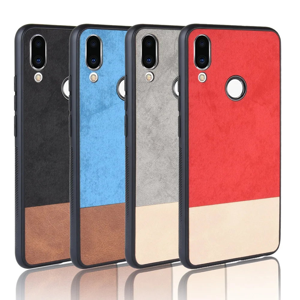 

Case for Meizu M9 M8 Note Cover Hard Back Non-Slip Fabric Cloth Luxury Leather Cover For M15 15 Lite X8 M6S 16 Plus E3 V8 Pro