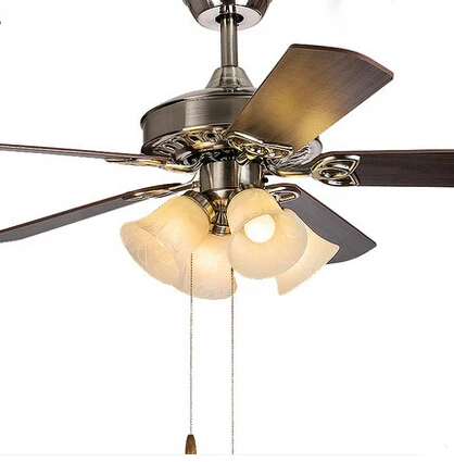 220 260v High Quality Modern Ceiling Fan Lights 1200mm Wood Leaves