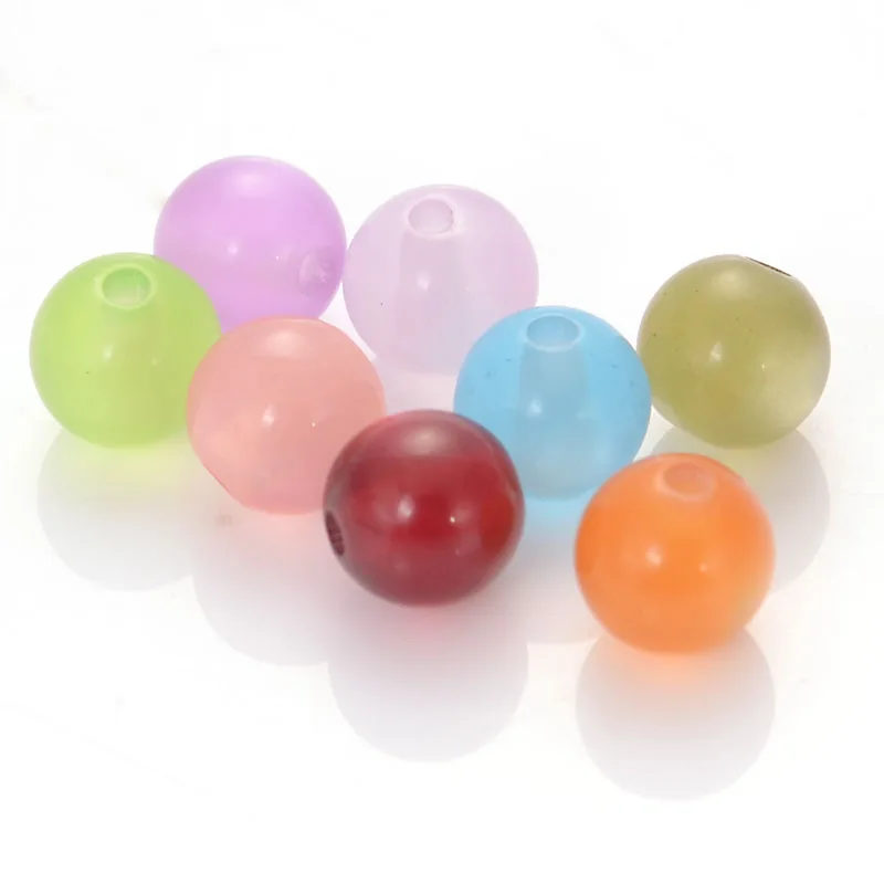 

New Arrival 8/10MM Resin Cat Eye Round Spacer Cateye Beads For Diy Handmade Jewelry Making Findings