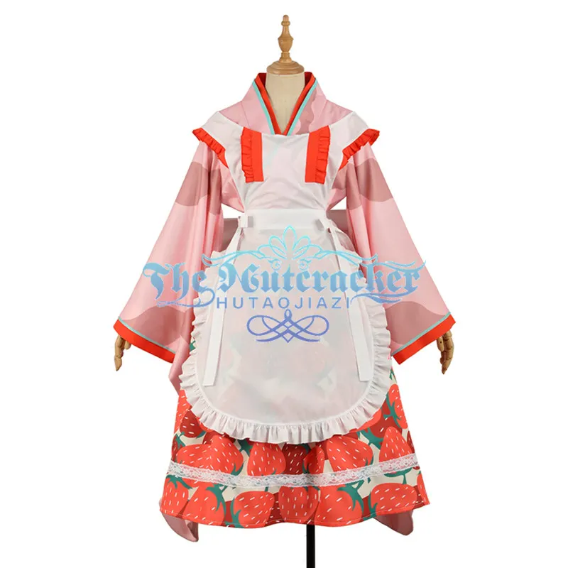 Rozen Maiden Hinaichigo Kleine Beere косплэй костюм на заказ тайшо кимоно наряд с обувь парик для взрослых Клубника платье