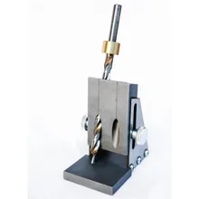 Деревообрабатывающий косой Дырокол локатор карманное отверстие джиг набор сверл направляющий набор все стали 9 мм косой Дырокол