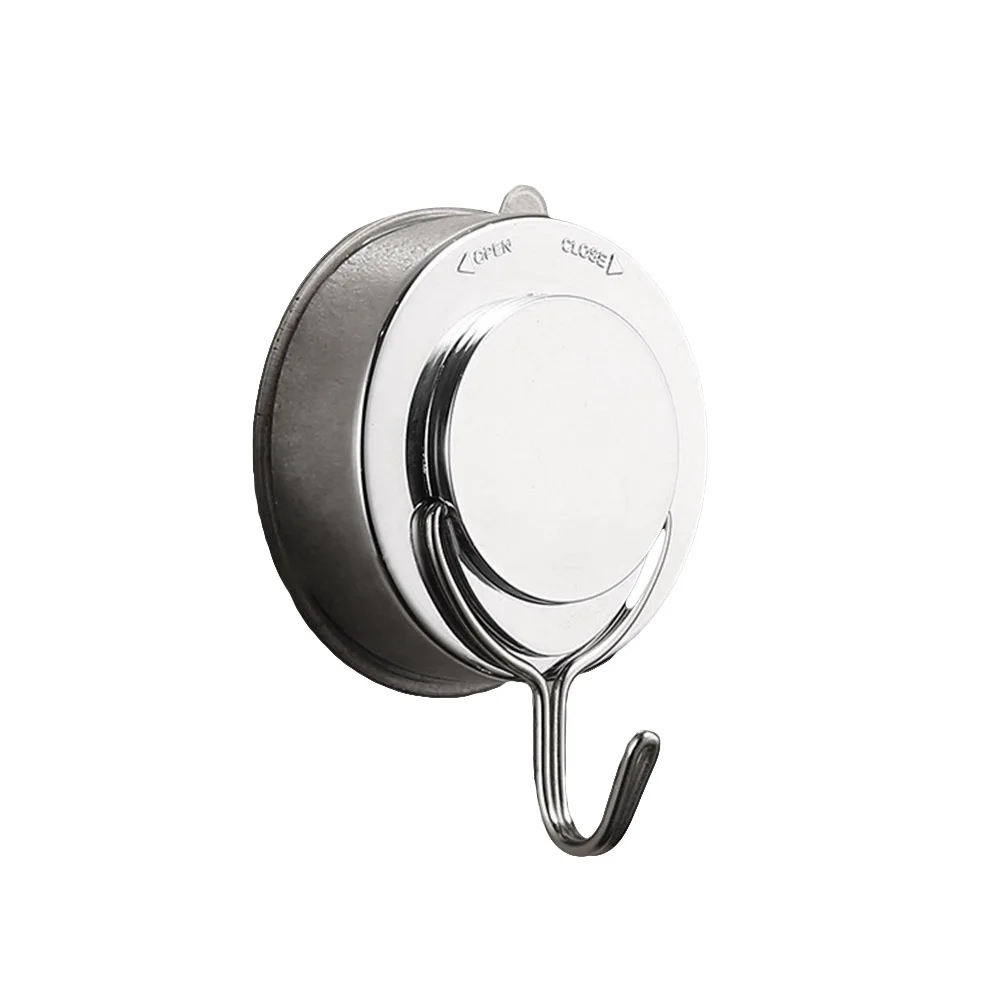 

1pc Wall Mounted Hook Vacuum Suction Cup Hook No Drilling Home Kitchen Bathroom Organizer Hooks