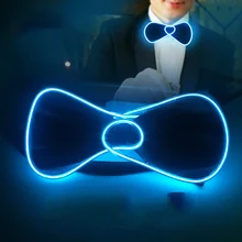 Горячая красочные flash свет Бабочка галстук-бабочка для ночного клуба вечерние поставляет унисекс светодиодный свет галстук-бабочка Хэллоуин Костюмы реквизит