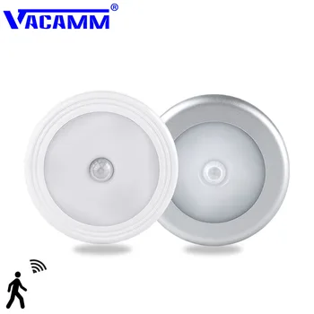 

Vacamm Under Cabinet Light PIR Induction Motion Sensor Bulb LED Night Light For Basement Hallway Wall Cabinet luminarias Lamp