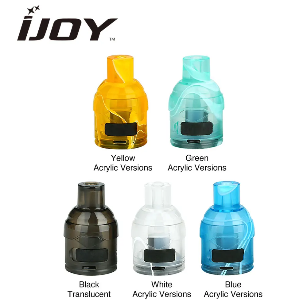 3 шт. IJOY VPC POD Tank 2 мл с 1 0ом OCC испарителем картридж для электронной сигареты Diamond