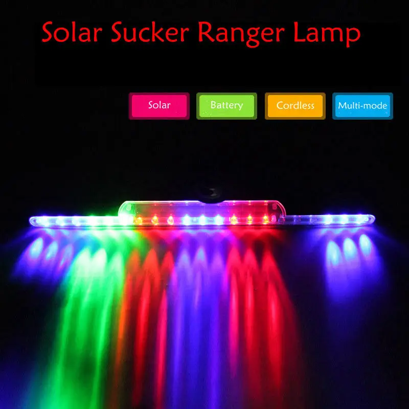 

1Pcs Auto Solar Anti Collision Ranger Lamp Car Taillight 21 LEDs Flash Warning Light Car Modified Accessories
