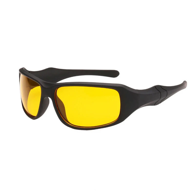 MLLSE Брендовые спортивные очки для ночного вождения антибликовые очки для безопасности вождения солнцезащитные очки желтые линзы очки ночного видения - Цвет линз: Yellow