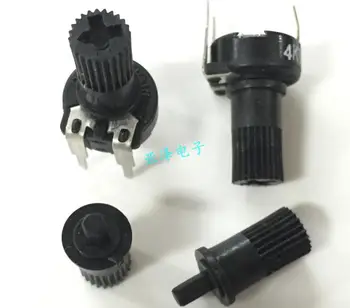 

5PCS/LOT PT10 Spain trimmer potentiometer, rotary handle, 11MM adjusting lever, 6 corners, inner hole adjustable resistance hand