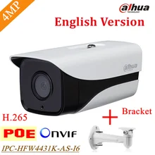 Dahua Звездной Ip-камера IPC-HFW4431K-AS-I6 4MP POE SD слот для Карт Поддержка Onvif ИК Пуля камеры, Камеры Безопасности HFW4431K-AS-I6