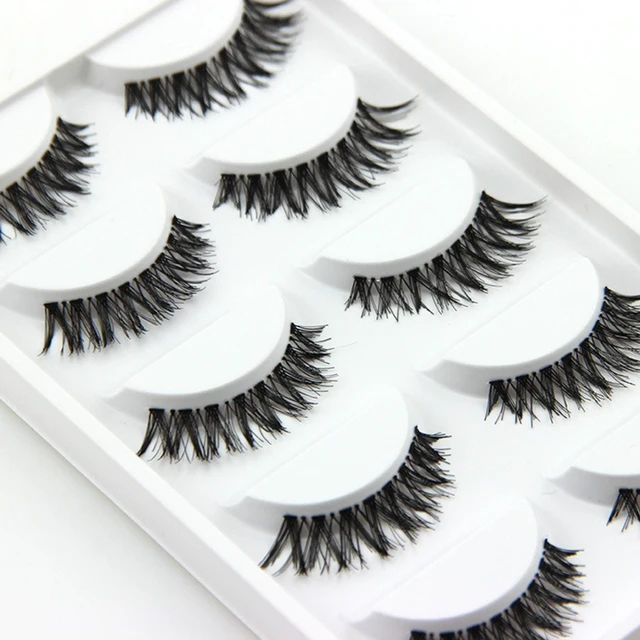 Best Offers 1 Pair/5 Pairs Women Natural Long Eyelashes Cross False Lashes Eye lashes Fake Eye Lashes Makeup Cosmetic Tools Kit maquiagem Best Offers 1 Pair/5 Pairs Women Natural Long Eyelashes Cross False Lashes Eye lashes Fake Eye Lashes Makeup Cosmetic Tools Kit maquiagem