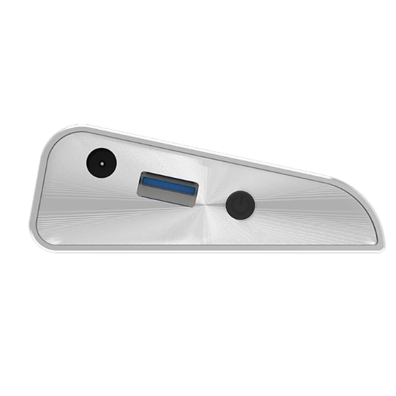 Алюминиевый 10 портов (7 * USB3.0 + 2*1V 1A 1 QC2.0) usb хаб Супер Скоростной разветвитель с